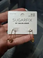 Sugarfix by BaubleBar Pin Drop Earrings Safety Pin Punk