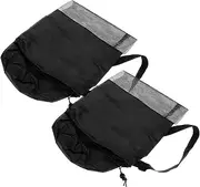 CLISPEED Yoga Mat Tote 2 Pcs Oxford Cloth Mesh Storage Yoga for Accessories Compact Stylish