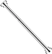 Shower Curtain Rod Spring, Spring 95-140cm Tension Curtain Rod, Adjustable Curtain Rod for Bathroom Shower Stall, RV, Windows, Closet, No Drilling, Non-Slip
