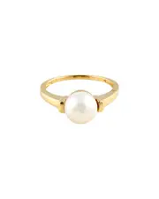 Splendid Pearls 14K 7-7.5mm Freshwater Pearl Ring