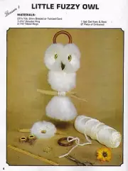 Easy Beginner Quick Short Macrame Owl Pattern in Macrame School House SH1 Book