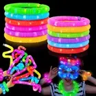24PCS Light up Party Favors for Kids, Bulk New Years Eve Glow Sticks Bracelet