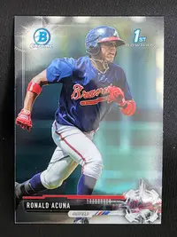 在飛比找Yahoo!奇摩拍賣優惠-Ronald Acuna 2017 1st Bowman C