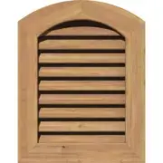 23 in. x 23 in. Half Round Unfinished Smooth Western Red Cedar Wood Paintable