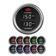 SAAS Dual Digital Air Pressure Gauge - 0 to 290psi, 52mm, SG913232