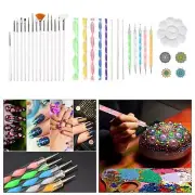 tishita 33Pcs Mandala Dotting Tools Rock Painting Kits Art Pen Paint Stencil