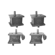 Front + Rear Engine Mount Kit for Mitsubishi Canter FB511 2.8L 4Cyl Diesel 99-02