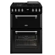 Belling 60cm Mini Richmond Dual Fuel Upright - Black