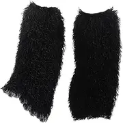 [Frediuo] Winter Outdoor Leg Warmers Cosplay Accessories Easy to Clean Boot Covers Leg Covers for Holidays Parties