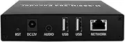 EXVIST H.265 4K HDMI Video Encoder, HDMI to IP Encoder, Dual USB2.0 for Recording, HDMI Loopout, Compatible with ONVIF/HK, Live Stream Broadcast for YouTube, Facebook, Wowza, Twitch
