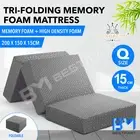 Foldable Mattress Folding Floor Bed Mat Queen Size Portable Camping Cushion Sofa