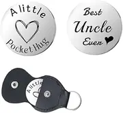 [YALLNASL] Aunt Mom Grandma Mothers Day Gifts for Women Wife Dad Grandpa Uncle Fathers Day Presents for Men Husband Pocket Token