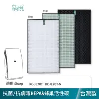 在飛比找蝦皮商城優惠-怡悅 HEPA 濾心 濾網 適用 夏普 SHARP KC-J