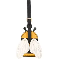 在飛比找Yahoo奇摩購物中心優惠-Kate Spade Picnic 蜜蜂造型防刮牛皮行李吊飾