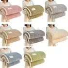 Plushes Blanket Milk Softness Touch Throw Blanket for Sofa Bed