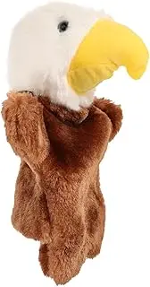KONTONTY 1PC Creative Eagle Hand Puppet for Interactive Plush for Imagination Activities Safe Material Enhances Communication Skills and Parent Bonding