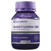 Henry Blooms Acetyl-L-Carnitine 500mg 60 Capsules