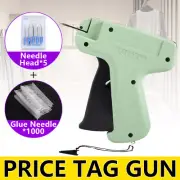 Clothes Garment Price Label Tagging Tags Gun Machine+1000 Barbs+6 Steel Needle