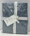 NEW Pottery Barn Belgian Flax Linen 50 x 84" Curtain~COTTON LINED~Chambray Blue