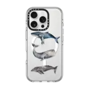 iPhone 16 Pro Clear Case MagSafe Compatible Whale