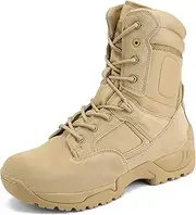 [NORTIV 8] Men's Military Tactical Work Boots Hiking Motorcycle Combat Boots