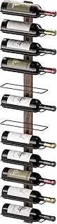 B4Life Wine Rack Wall Mounted for 12 Wine Bottles, Wood Wine Racks for Wall, Wine Holder Wine Bottle Racks for Kitchen, Dining Room, Bar