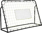 Franklin Sports Rebound Net - Training for Soccer Practice - Portable 6'x4' With Steel Frame - Black (30149X)