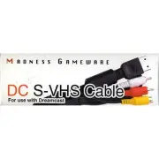 Sega Dreamcast S-VHS Cable for the " Dreamcast " NEW " Madness Gameware "