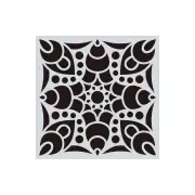 Poppy Crafts Single Sheet Stencils #202 - 15cm x 15cm - The Web