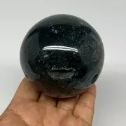 518g, 2.9" (73mm), Ocean Jasper Sphere Geode Crystal Reiki @Madagascar, B25444