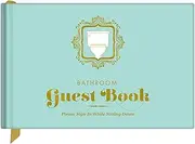 Knock Knock Bathroom Guest Book, Funny Guest Bathroom Book, Adults, Fill-in-the-Blank Book, 112 Pages