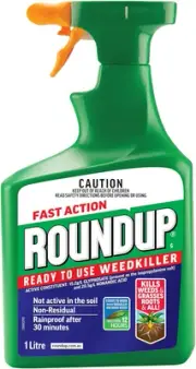 Evergreen Garden Care Fast Action RTU Weed Killer 12H Spray 1 Litre, Green