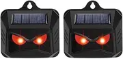 2Pack Solar Animal Repeller, Predator Control Lights, Fox Deterrents for Gardens, Deer Raccoon Cat Repellent Motion Sensor Deterrent for Outdoor