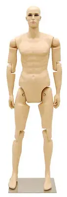 Full Body Flexible Male Mannequin Manequin Manikin Dress Form Display #MD-MFXF