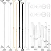 [Tyqour] Pack of 24 Transparent Bra Straps, Invisible Clear Bra Straps, Transparent Replacement Bra Shoulder Straps, 8 Transparent Bra Strap Clips + 16 Bra Straps, Non-Slip Buckle Bra Accessories for