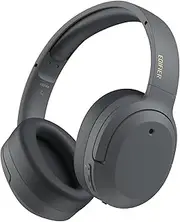 Edifier W820NB Plus Active Noise Cancelling Headphones, Wireless Over-ear Earphones with Hi-Res Sound, 49H Playtime, Bluetooth Headsets with Comfortable Fit, Preset EQ Selection via App, Grey
