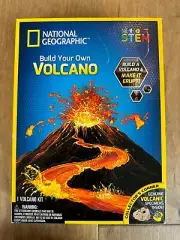National Geographic Build Your Own Volcano - STEM Science DIY - BRAND NEW SEALED