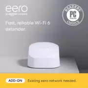 Amazon 6 Mesh Wifi Extender - Add up to 1,500 Sq. Ft. of Wi-Fi 6 Coverage to Yo