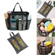 Mesh Shoes Bag Portable Shower Storage Bags Bathroom Pockets Toiletry Organizer