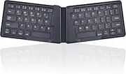 Perixx PERIBOARD-805 Ergo, Wireless Foldable Ergonomic Bluetooth Keyboard - Ultra-Thin X Type Keys - Compatible with iOS, Android, or Windows Smartphone, Tablet, or Laptops - US English