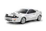 Tamiya - 1/10 R/C Toyota Celica GT-Four RC ST185, White Painted Body, TT-02