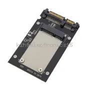 Black Mini pcie PCI-E mSATA SSD to 2.5" SATA Convertor mSATA-SATA Adapter Card
