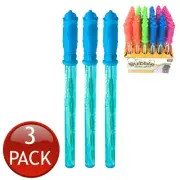 3 x Bubble Wand Birthday Party Favours Loot Bags Outdoor Kids Bubble Game Toys