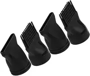 BCOATH 4pcs Hair Dryer Nozzle for Precision Styling and Fast Drying Compatible Hair Dryers Includes Diffusers and Nozzles for Home and Travel Use