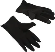 [SAFIGLE] 1 Pair Warm Touch Screen Ski Gloves for Men Outdoor Black Hand Protectors with Non Slip Grip Winter Thermal Comfort for Cycling Sports Activities