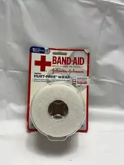 BAND-AID Brand Hurt-Free Wrap Cushioned Flexibility & Painless Removal. Sealed!