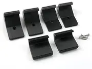 Jetuplusllc Rampage Tow Mirror Adapter Set For Jeep JT/Gladiator & JL/Wrangler - Tow Mirror Adapter Kit - Black Aluminium, Alloy Steel Frame - Door Mount - 2 Pack