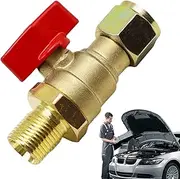 Tyre Brake Shut-off Valve, Brass Thread Pipe Fitting, 4.13 x 0.71 in High Performance Automotive Replacement, Integrated Brake System Valve: Improves Vehicle Braking for Authentic Reliable Desi