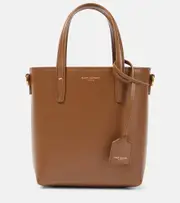 [Saint Laurent] Saint Laurent Toy Shopping Mini leather tote bag One Size brown