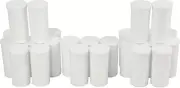 (25) Pop Top Bottles - White 13 Dram 1.63 Fl Oz Herbs Storage Meds Spices PT13WH